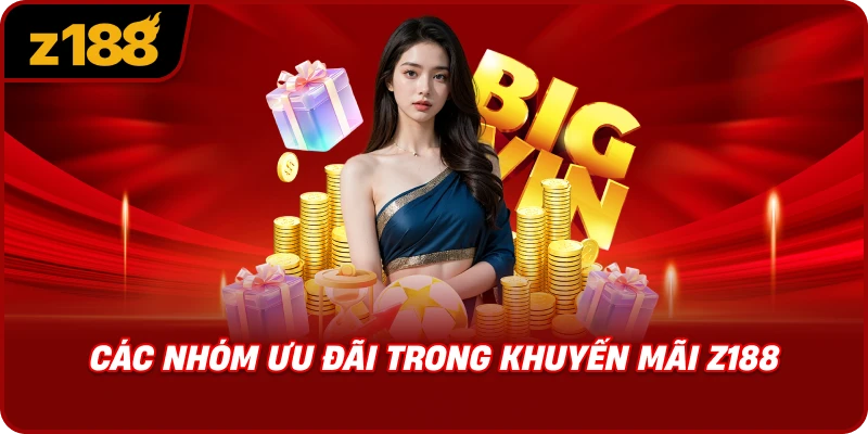 Các Nhóm Ưu Đãi Trong Khuyến Mãi Z188